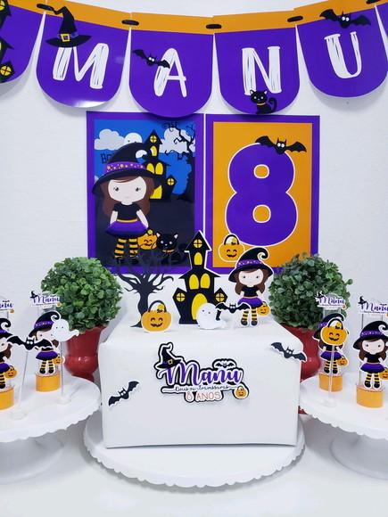 Festa em Casa Halloween Kit Personalizado