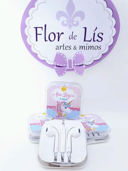 Fone de Ouvido Unicórnio na Caixinha