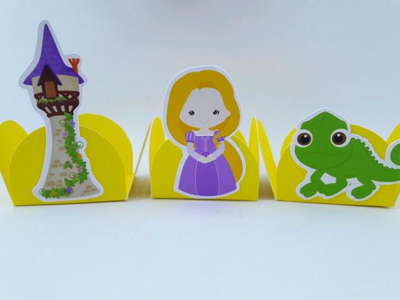 Forminha de Doces - Rapunzel Enrolados