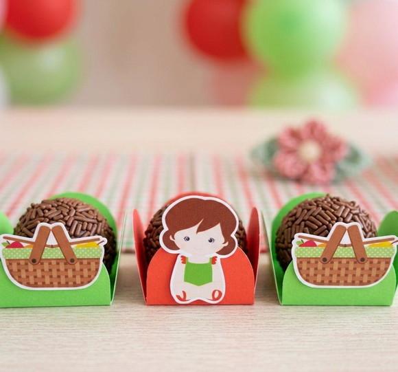 Forminha para Doces Personalizados Festa Piquenique 20unid