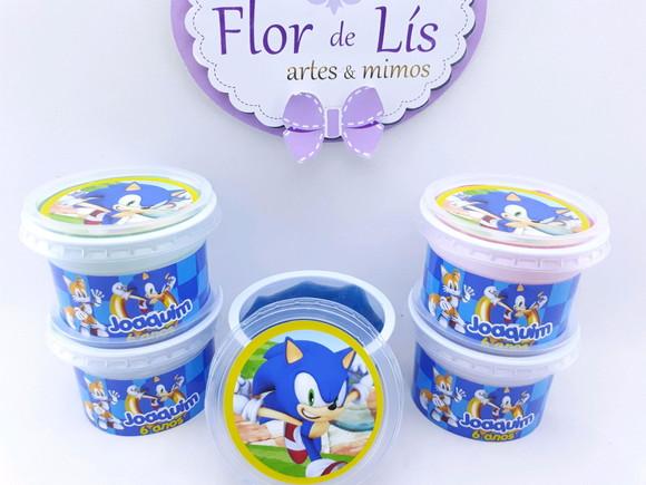 Geleca Lembrancinha Sonic