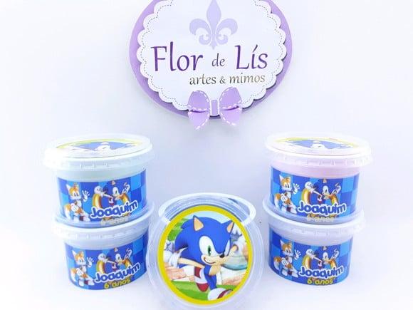 Geleca Lembrancinha Sonic