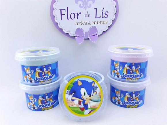 Geleca Lembrancinha Sonic