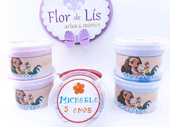 Geleca Moana Desenho Cute Lembrancinha