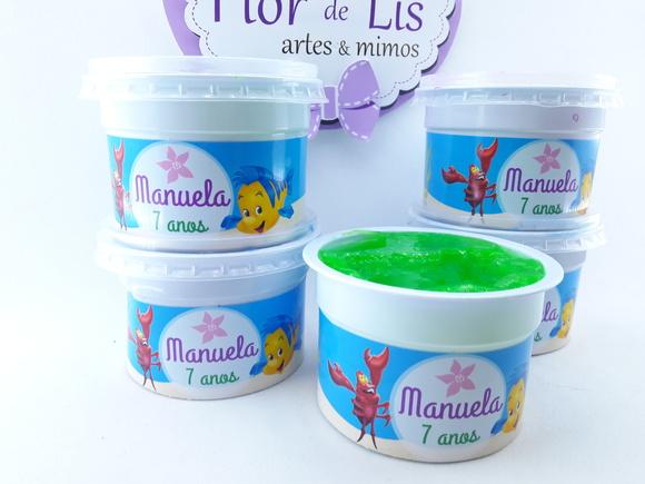 Geleca Pequena Sereia Ariel