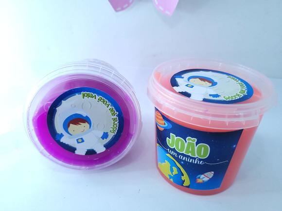 Geleca Personalizada Astronauta no Pote Lembrancinha 180gr