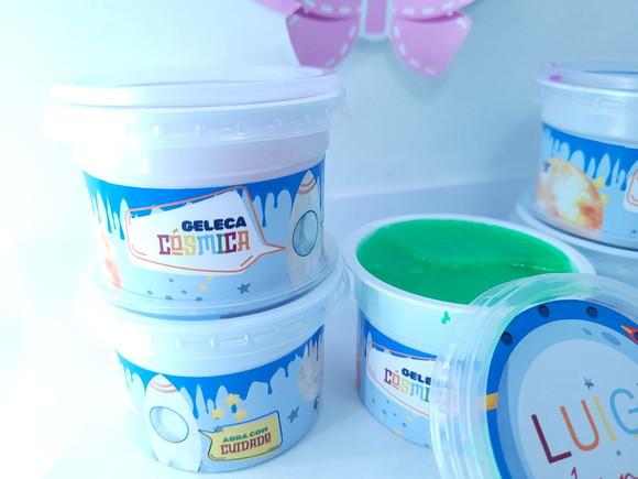 Geleca Personalizada Cósmica Astronauta Lembrancinha