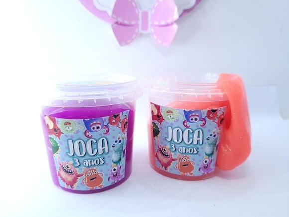 Geleca Personalizada Festa dos Monstrinhos Cute Pote 180gr