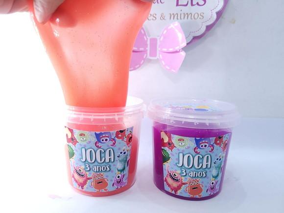 Geleca Personalizada Festa dos Monstrinhos Cute Pote 180gr