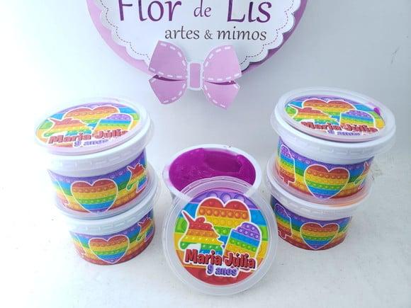 Geleca Personalizada Pop It Colorido