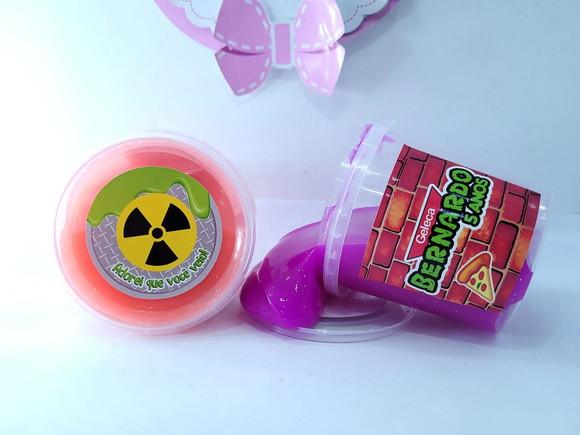 Geleca Personalizada Radioativa Lembrancinha Pote 180gr