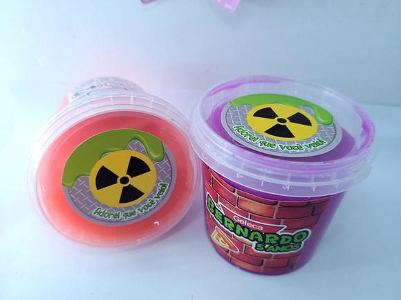Geleca Personalizada Radioativa Lembrancinha Pote 180gr
