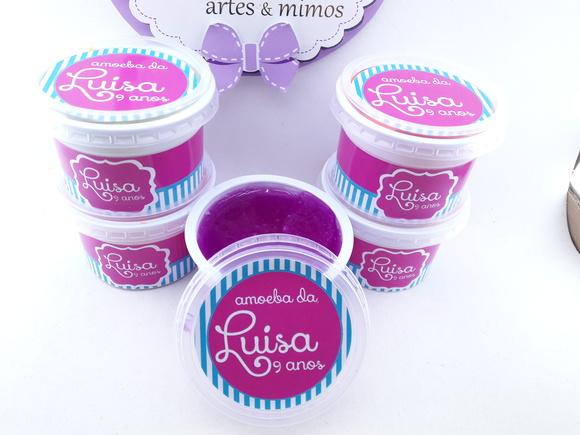 Geleca Turquesa e Pink