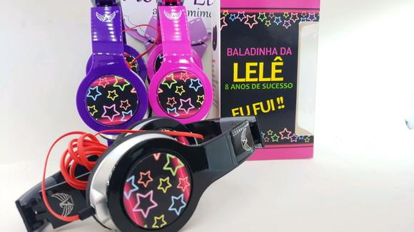 Headphone Fone de Ouvido Festa Neon Balada com Caixa