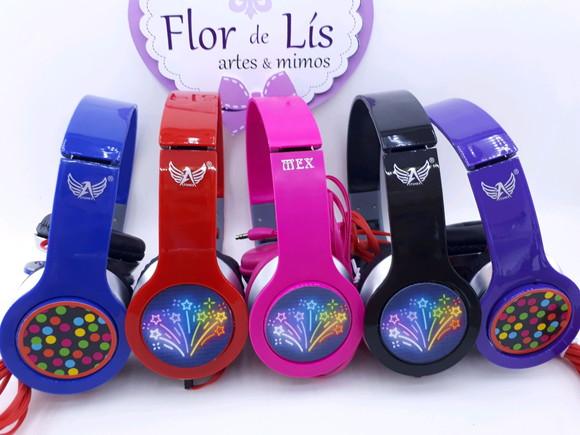 Headphone Fone de Ouvido Festa Neon Balada com Caixa