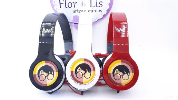Headphone Fone de Ouvido Harry Potter com Caixa