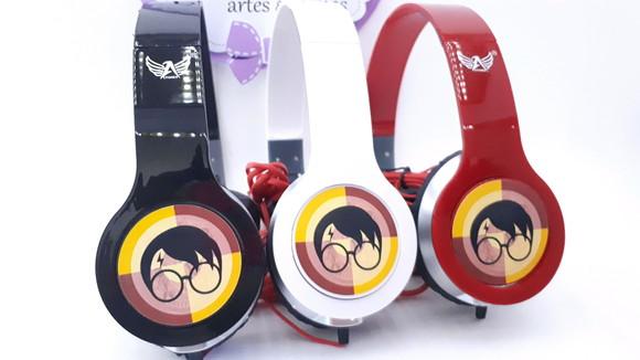 Headphone Fone de Ouvido Harry Potter com Caixa