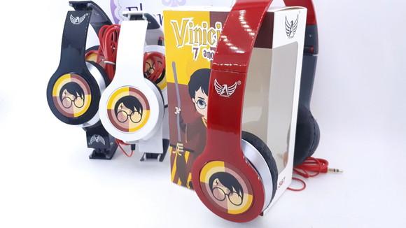 Headphone Fone de Ouvido Harry Potter com Caixa