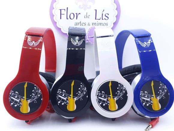 Headphone Fone de Ouvido Rock com Caixa