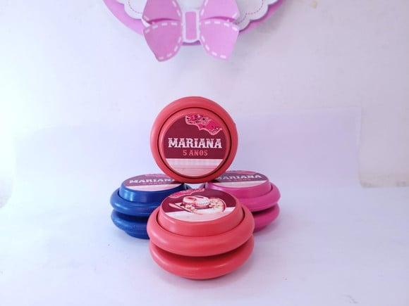 Ioiô Personalizado Boiadeira Lembrancinha Aquarela