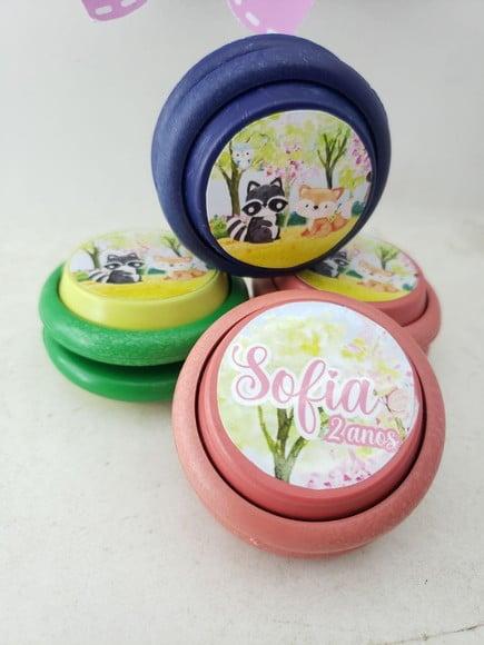 Ioiô Personalizado Bosque Encantado Aquarela