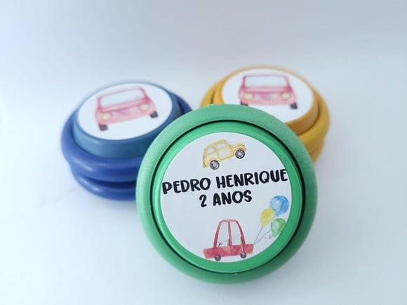 Ioiô Personalizado Carrinho Aquarela Meio de Transporte
