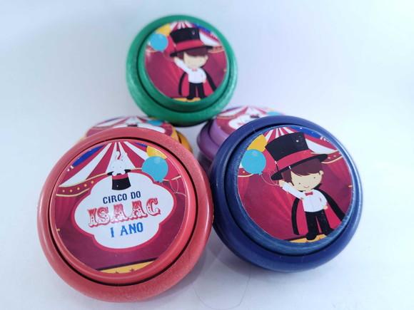 Ioiô Personalizado Circo Menino Lembrancinha