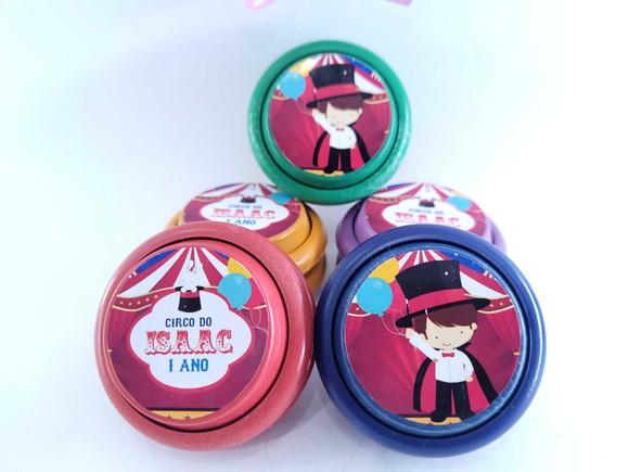 Ioiô Personalizado Circo Menino Lembrancinha