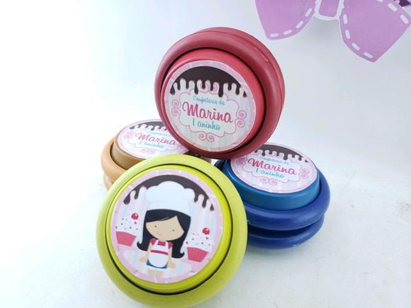 Ioiô Personalizado Confeitaria Menina Docinho