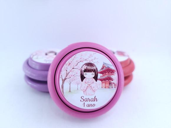 Ioiô Personalizado Festa Oriental Menina Cerejeira Japonesa