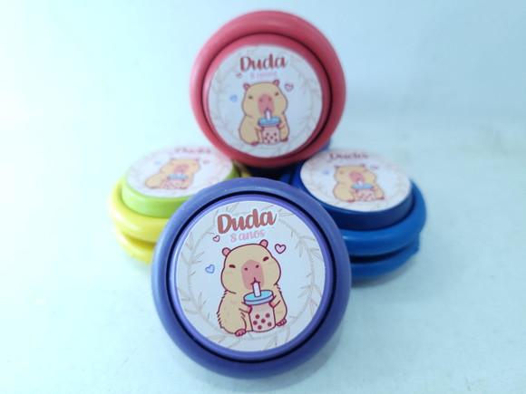 Ioiô Personalizado Lembrancinha Festa Capivara Cute