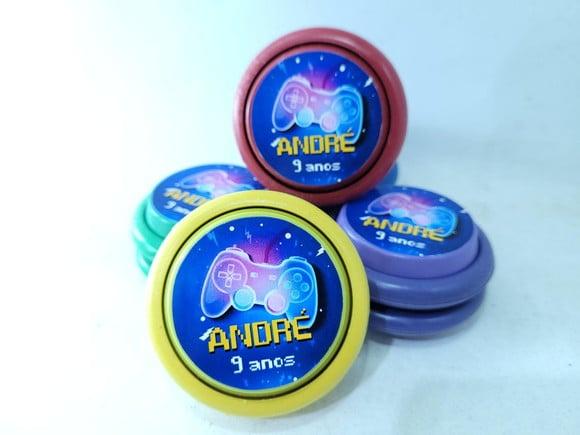 Ioiô Personalizado Lembrancinha Video Game Neon
