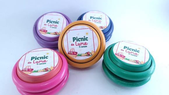 Ioiô Personalizado Lembrancinha Piquenique Menina