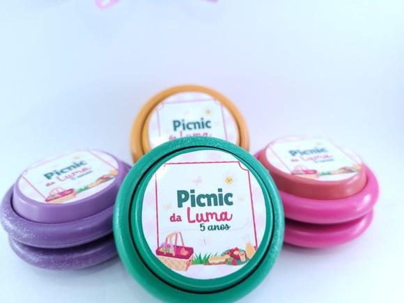 Ioiô Personalizado Lembrancinha Piquenique Menina