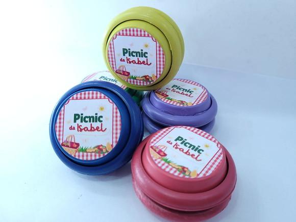 Ioiô Personalizado Lembrancinha Picnic Menina