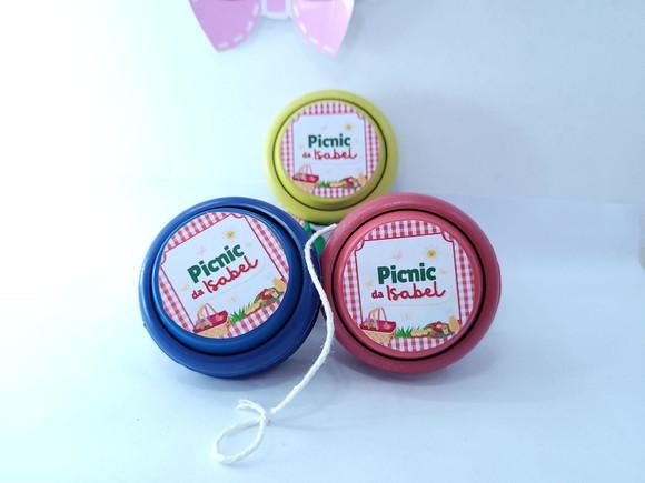 Ioiô Personalizado Lembrancinha Picnic Menina
