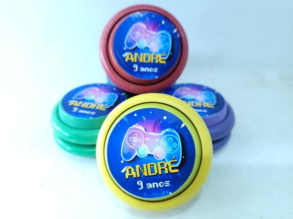 Ioiô Personalizado Lembrancinha Video Game Neon