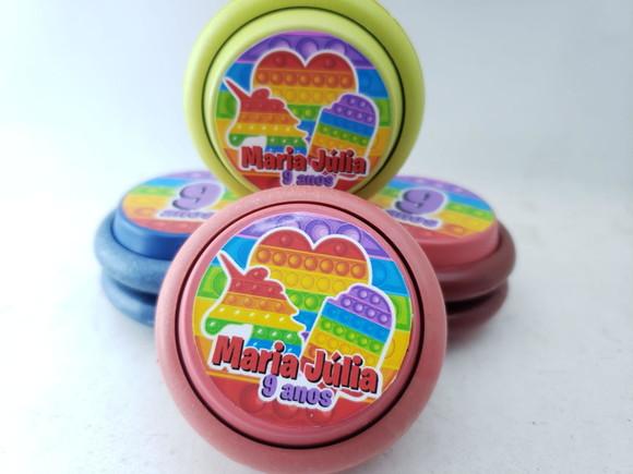 Ioiô Personalizado Pop It Colorido