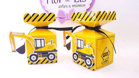 Kit 40 Caixas Tratores Obras e Construções Personalizada