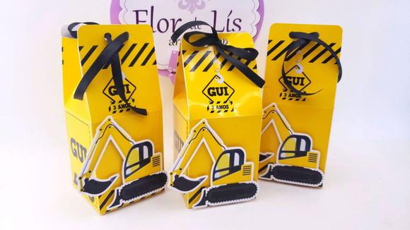 Kit 40 Caixas Tratores Obras e Construções Personalizada