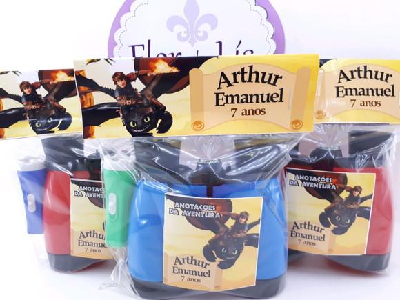 Kit Aventura Como Treinar o Seu Dragão - 3 Itens