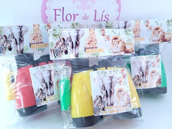 Kit Aventura com Binóculos e Lanterna Safari Lembrancinha