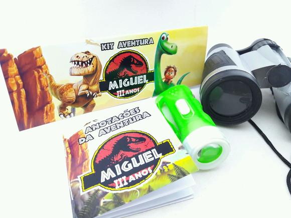 Kit Aventura Dinossauro - 3 Itens