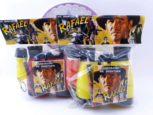 Kit Aventura Indiana Jones com Binóculos e Lanterna e Lápis