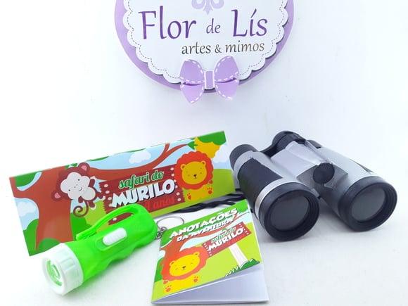 Kit Aventura Lembrancinha Safari