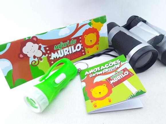 Kit Aventura Lembrancinha Safari