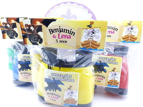 Kit Aventura Treinar o Seu Dragão com Binóculos - 3 Itens