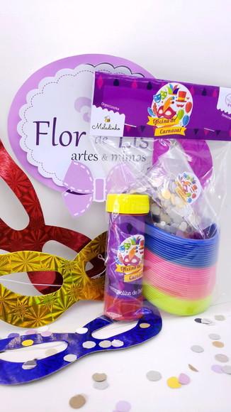 Kit Bloquinho de Carnaval com Máscara
