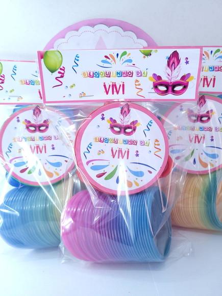 Kit Bloquinho de Carnaval Pandeiro Pequeno e Mola Maluca