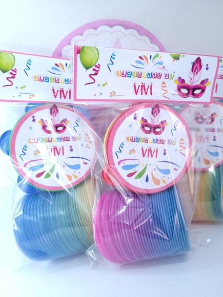 Kit Bloquinho de Carnaval Pandeiro Pequeno e Mola Maluca